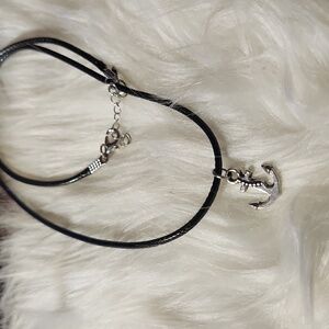 Just in : A handmade necklace with a small anchor charm